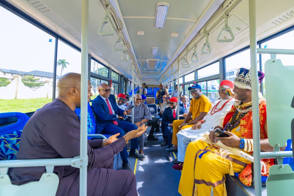 Gov Mbah Inaugurates 5 Ultramodern Bus Terminals, Rolls Out 100 Mass Transit CNG Buses Across Enugu