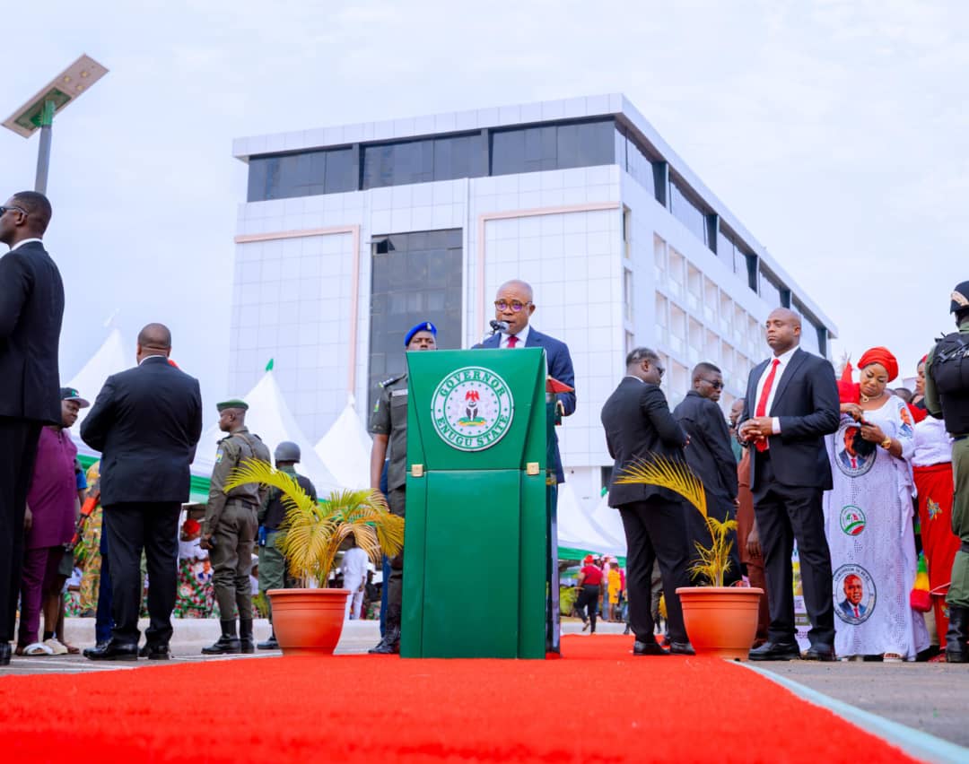 Gov Mbah Unveils Reconstructed Hotel Presidential, Extols Okpara’s Vision [PHOTOS]
