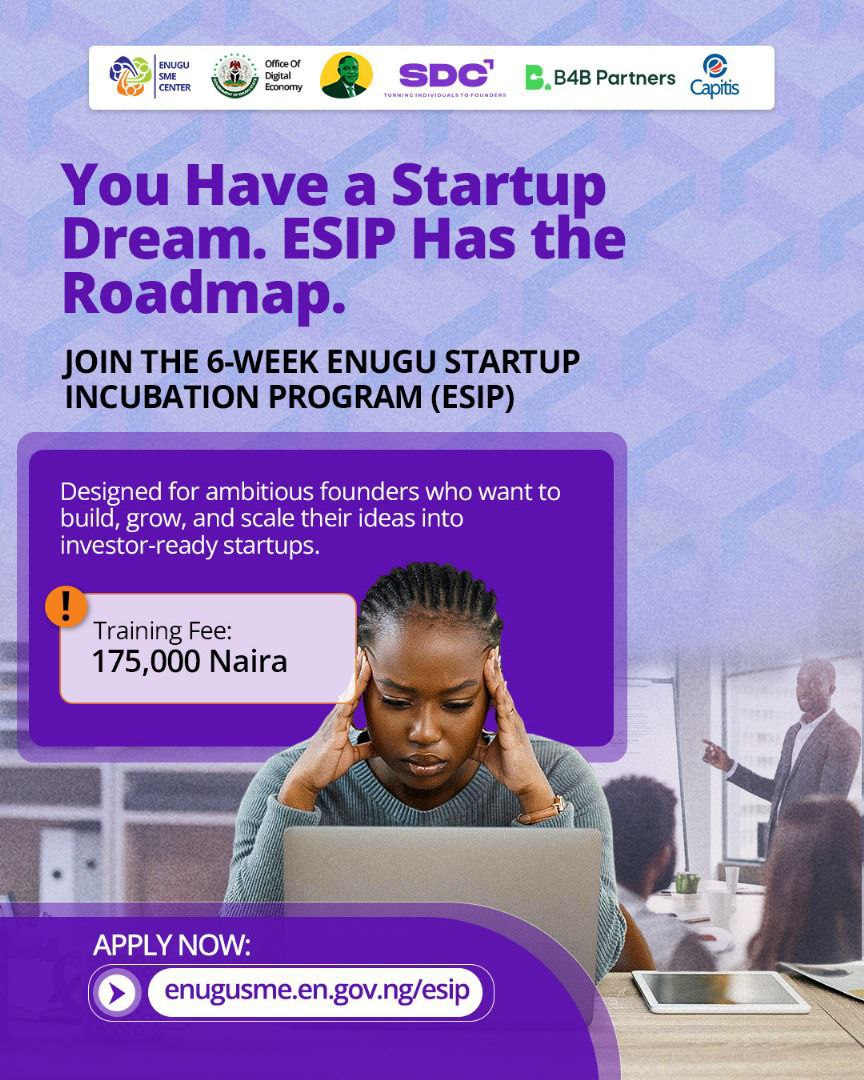 Enugu SME Launches Bold New Incubation Program to Build the Next Generation of Startup Founders